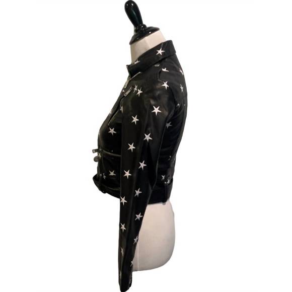 NEW HAUTE ROGUE women's star jacket in black - Picture 2 of 3